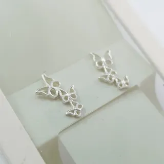 گوشواره نقره 925 پروانه