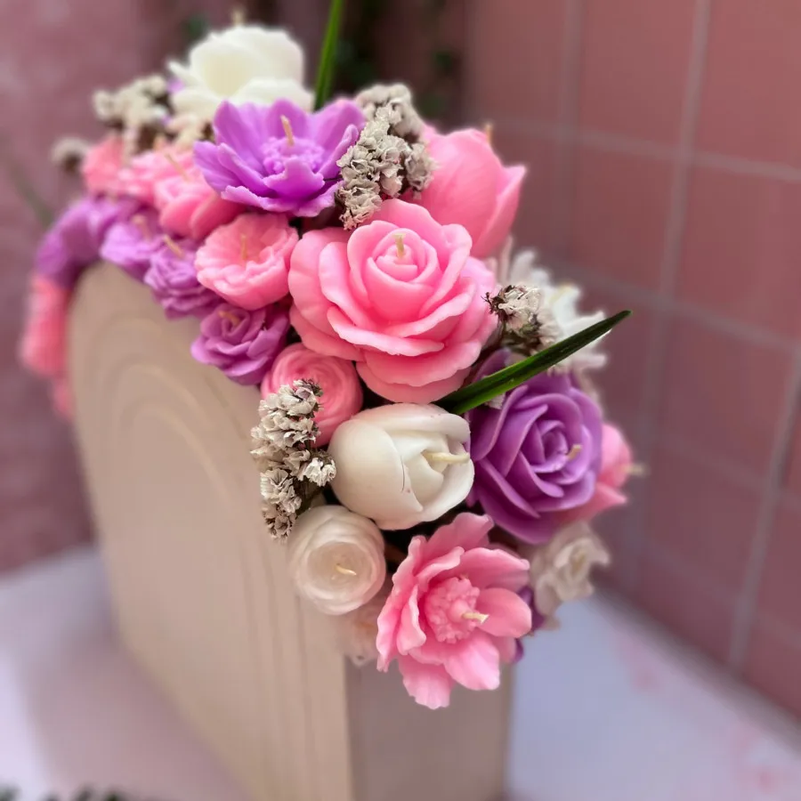 باکس گل شمعی