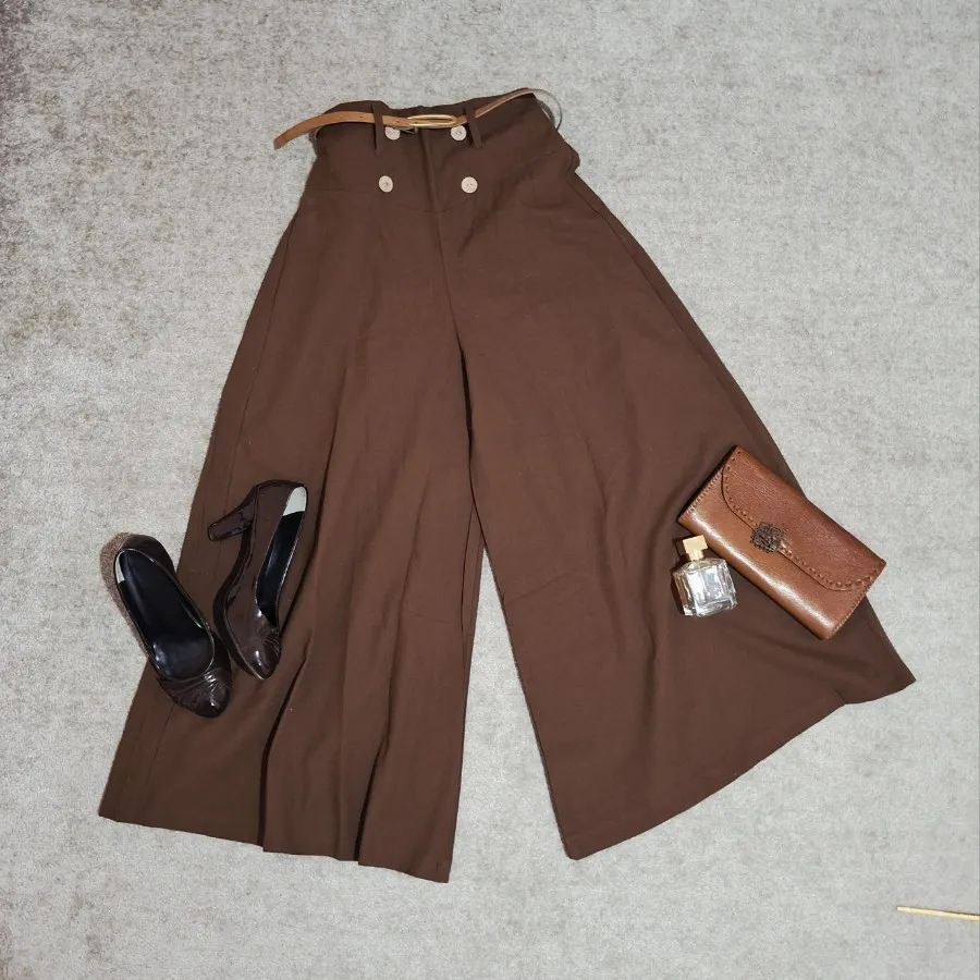 دامن شلواری لینن