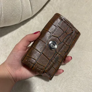 کیف کارت آکاردیونی چرم