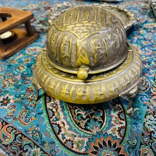 خاویار خوری برنجی