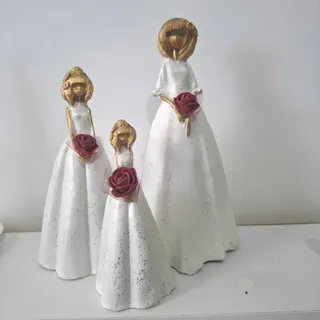 مجسمه 3 عددی عروس