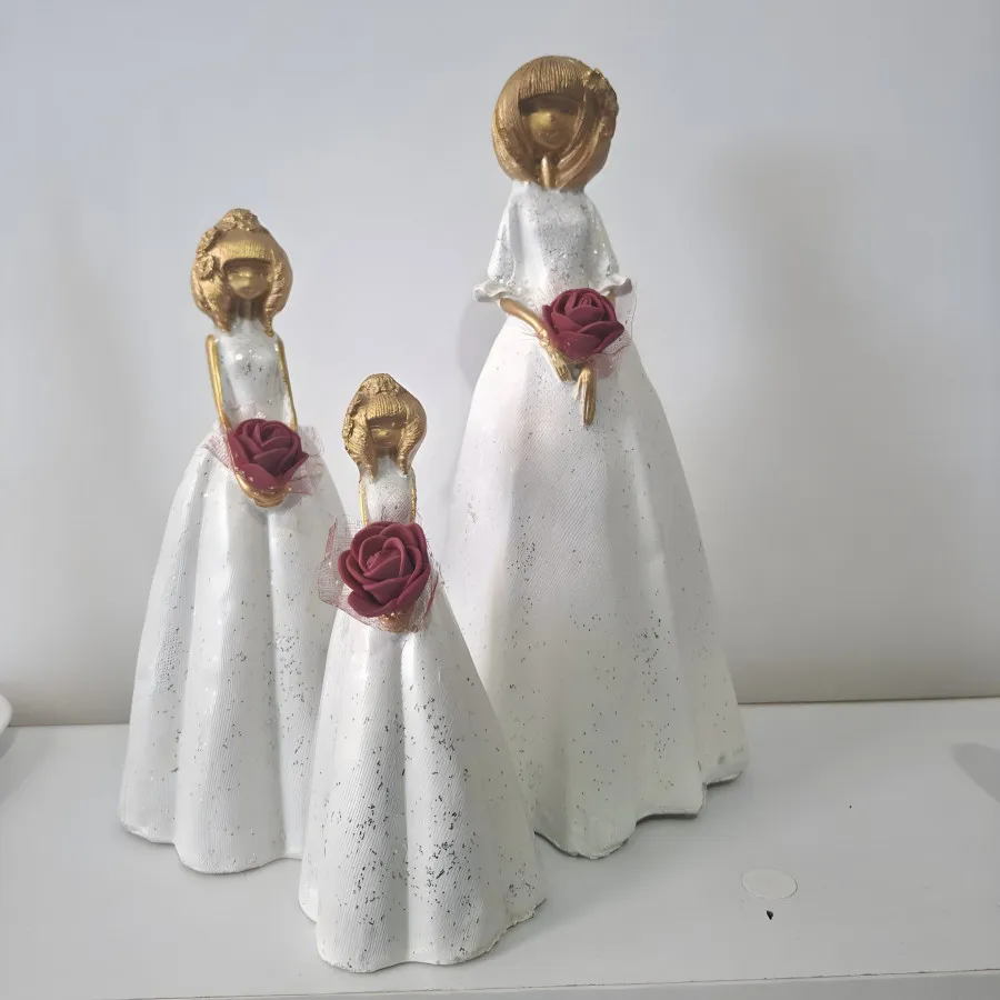 مجسمه 3 عددی عروس