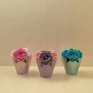 گلدان دکوری صنایع دستی