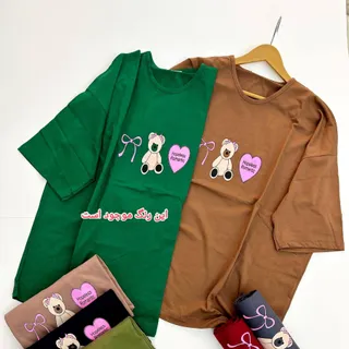 تیشرت لانگ نخ پنبه