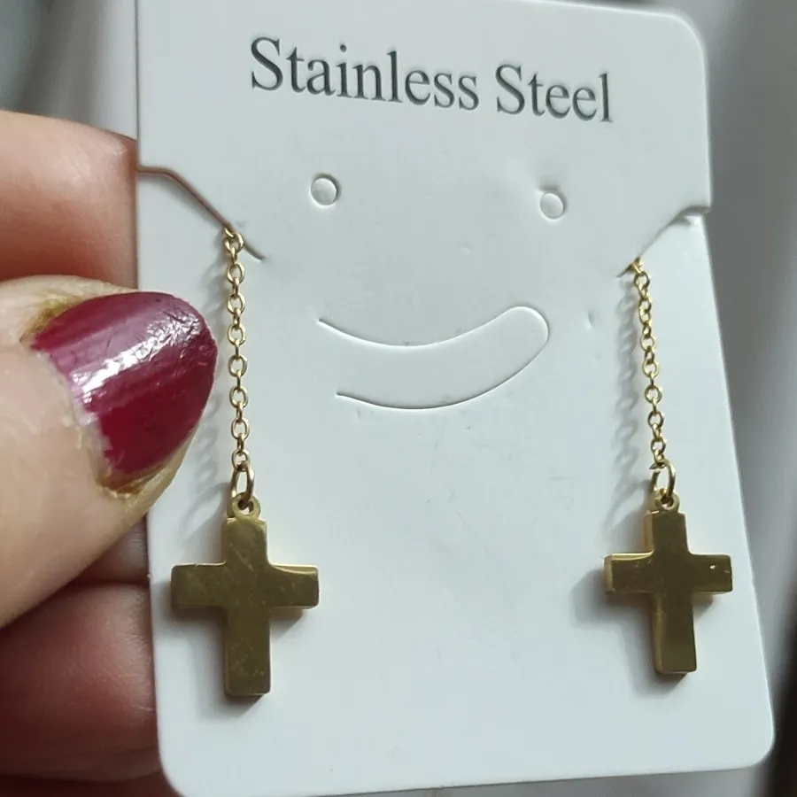 گوشواره بخیه ای  زیباستیل