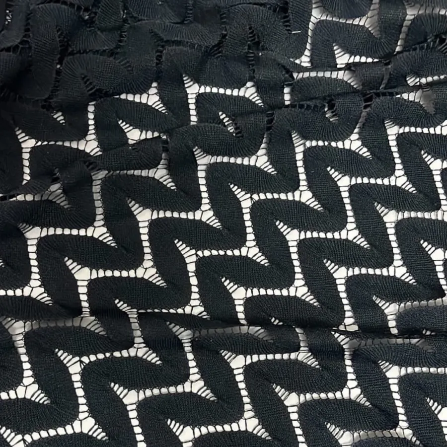 گیپور زیگزاگ سرمه ای