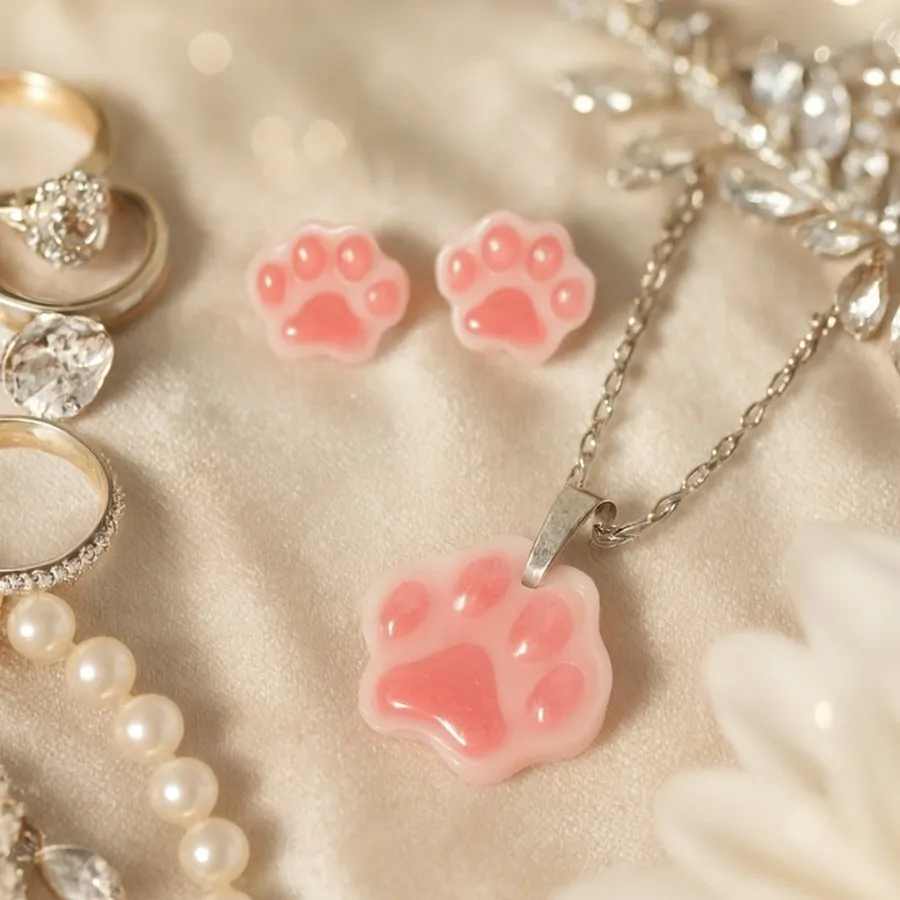 نیم ست رزینی پنجه سفید