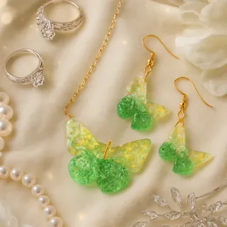 نیم ست رزینی پروانه