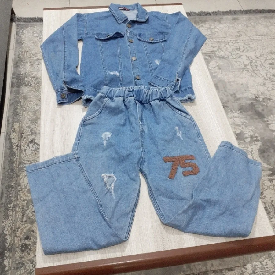 ست کت جین و شلوار