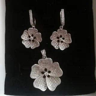 نیم ست نقره 925 ایتالیایی