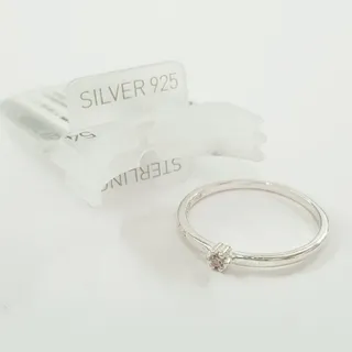 انگشتر نقره 925 تک نگین