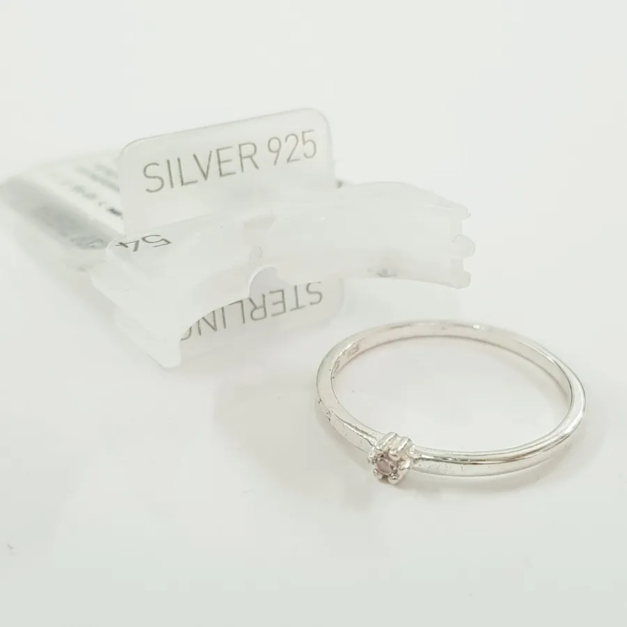 انگشتر نقره 925 تک نگین