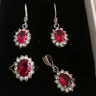 نیم ست نقره 925 ایتالیای