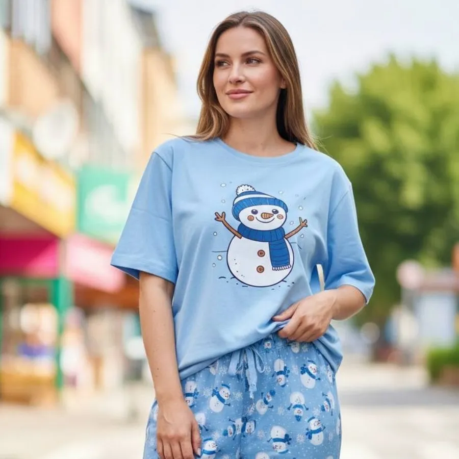 ست تیشرت و شلوار کریسمسی