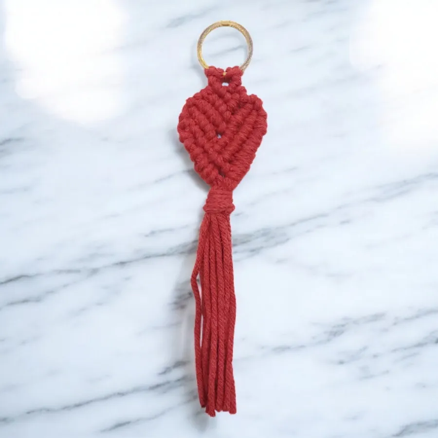 جاکلیدی مکرومه طرح قلب