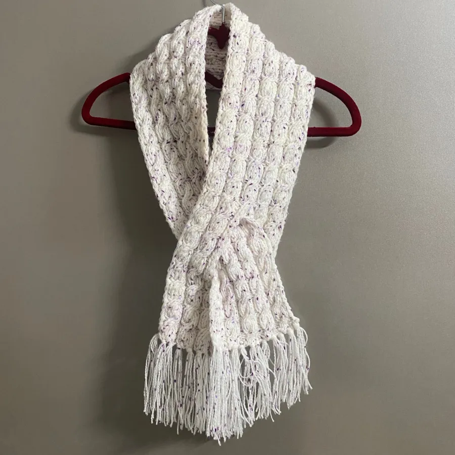 شال گردن بافتنی