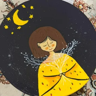 دیوارکوب های سفالی نقاشی