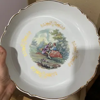 ظرف چینی گرد میوه