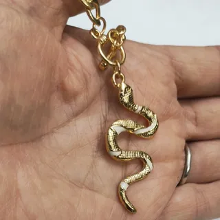 گردنبند مار مینا کاری