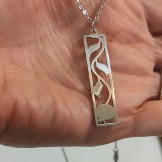 گردنبند استیل انار