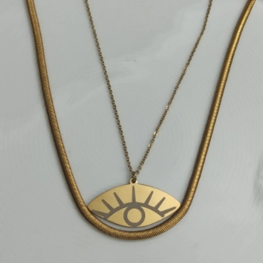 گردنبند دولاین رنگ ثابت