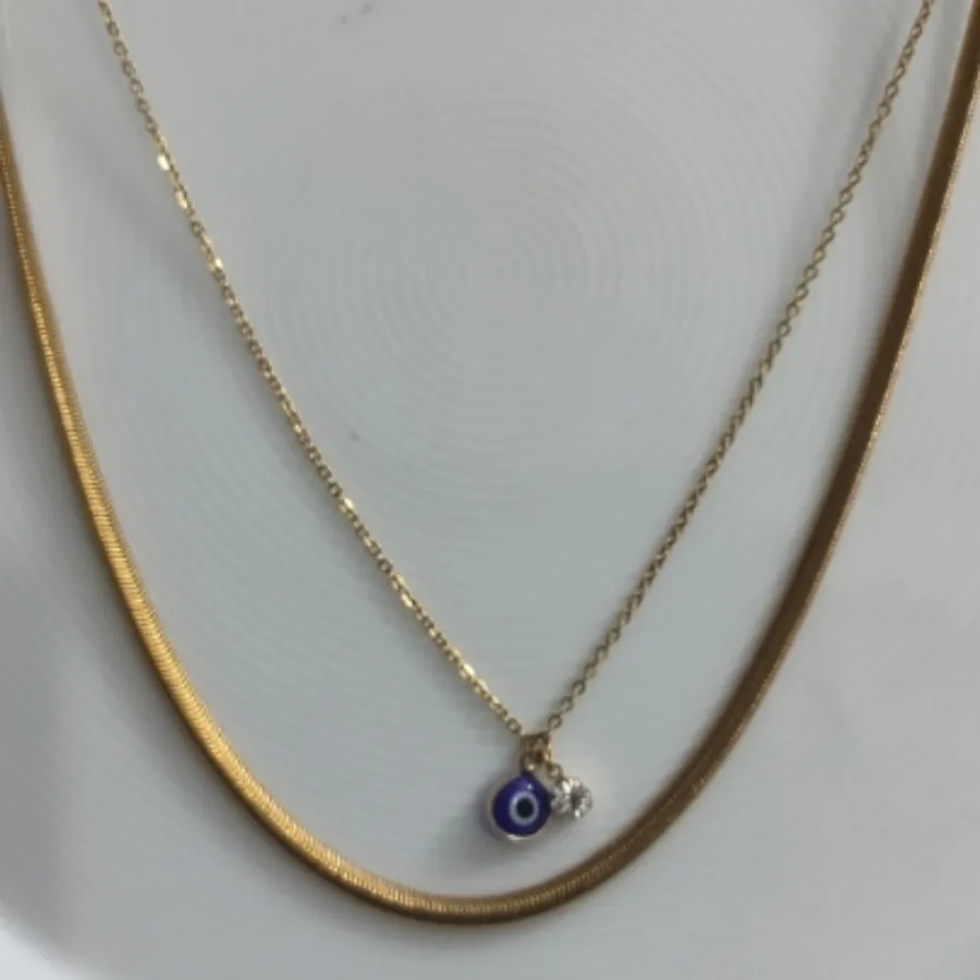 گردنبند دولاین چشم نظر