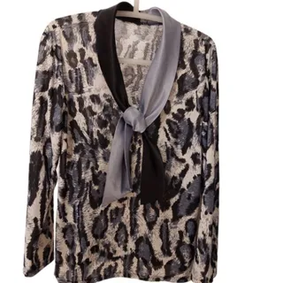 بلوز ریون پلنگی