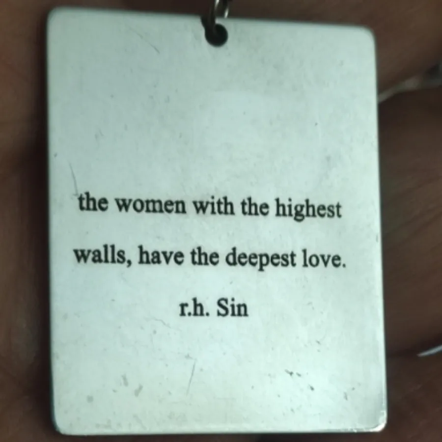 گردنبند استیل متن سفارشی