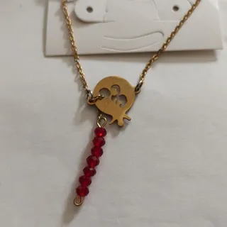 گردنبندانار استیل کپی طلا