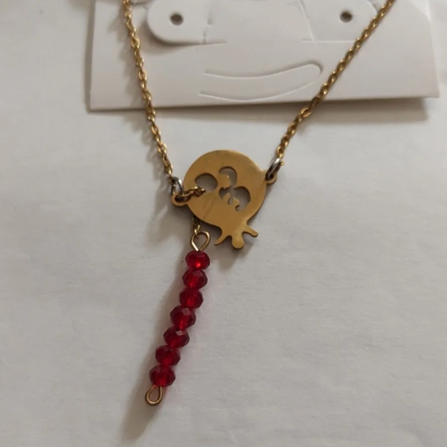 گردنبندانار استیل کپی طلا