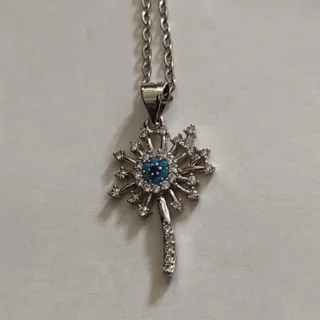 گردنبند قاصدک پر نگین