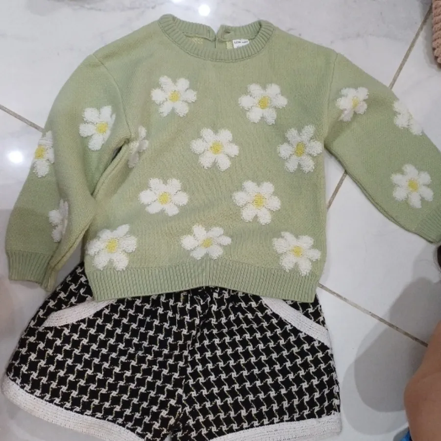 ست بافت و شلوارک