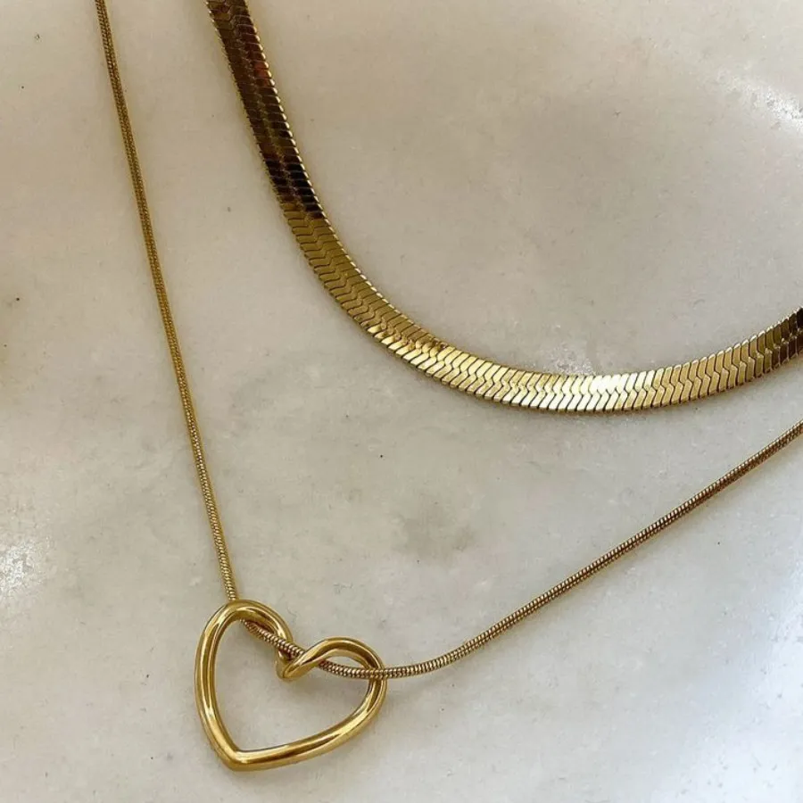 گردنبند قلب مینیمال