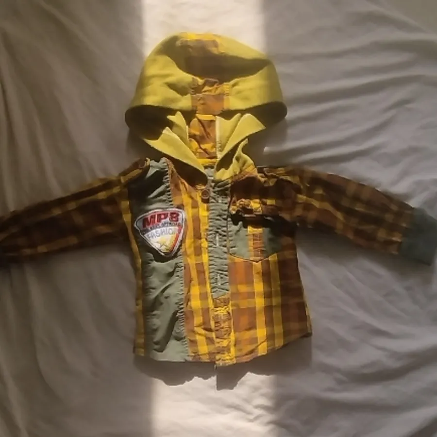 پیراهن پسرانه کلاه دار