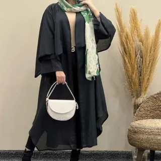 مانتو حریر قد متوسط