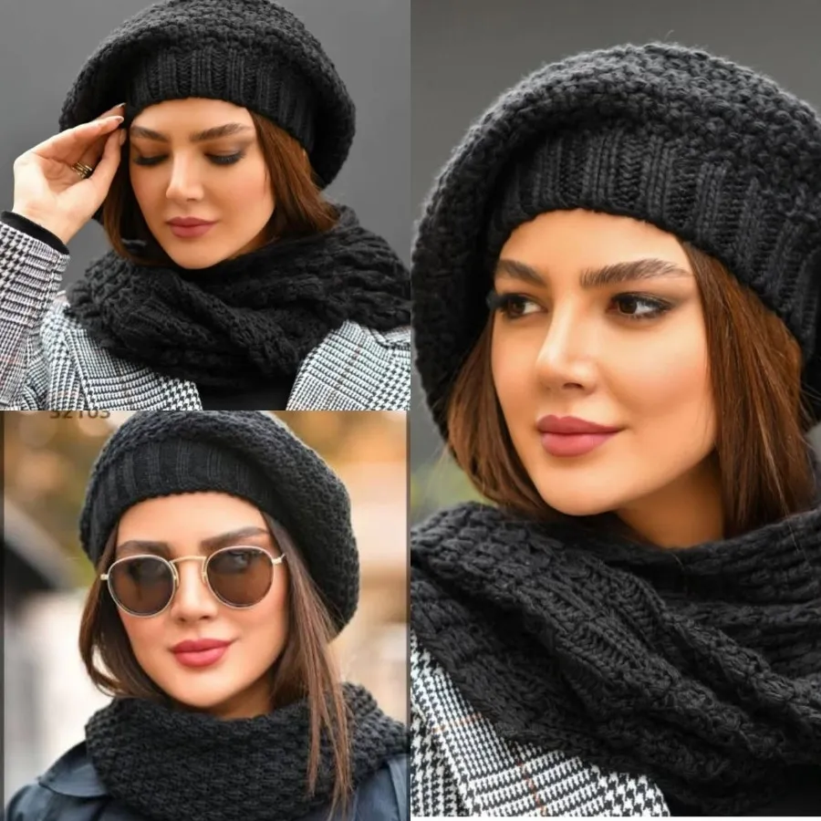 کلاه وشال بافت