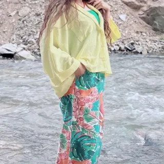 شومیز لیمویی فری