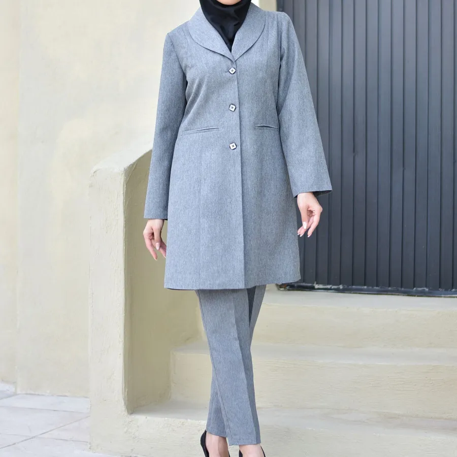 مانتو شلوار اداری ارغوان