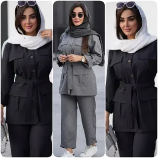 مانتو شلوار کارگو