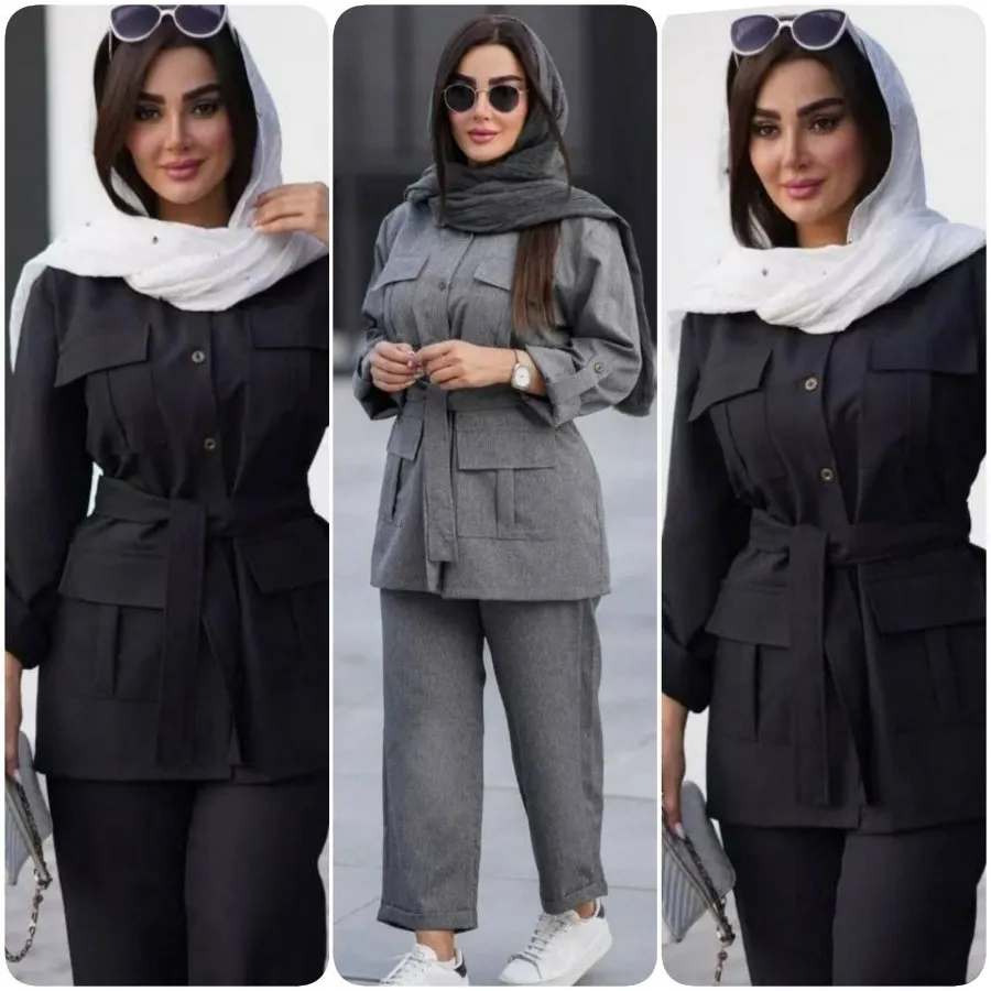 مانتو شلوار کارگو