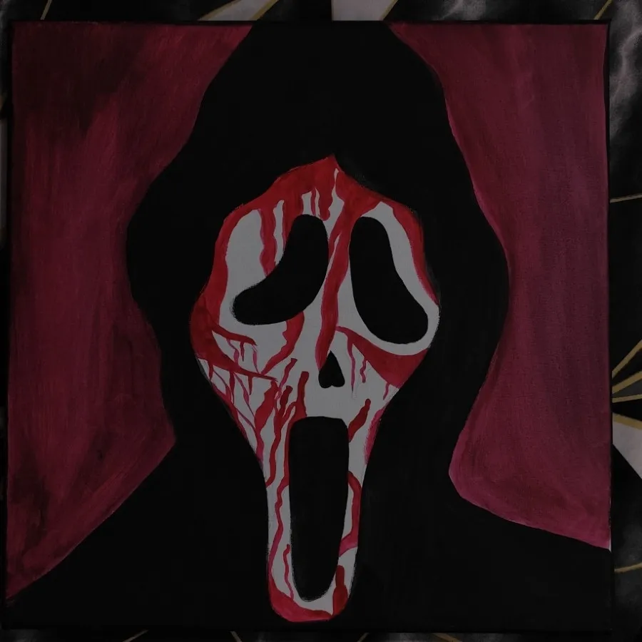 تابلو رنگ روغن مدل جیغ