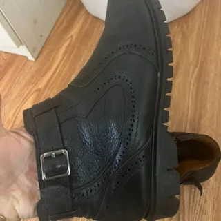 نیم بوت چرم شیک