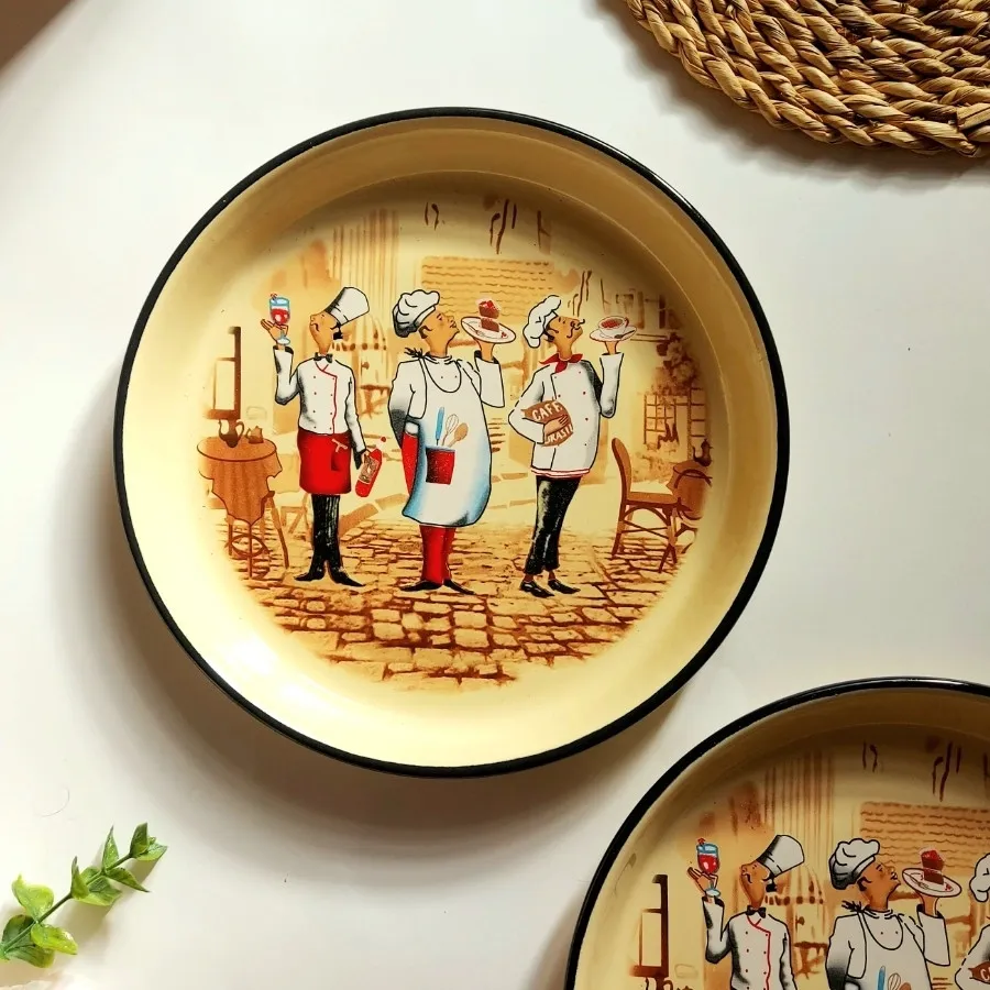 بشقاب پلوخوری لعابی22سانت