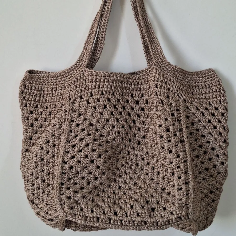 کیف مکرومه بافی دست بافت