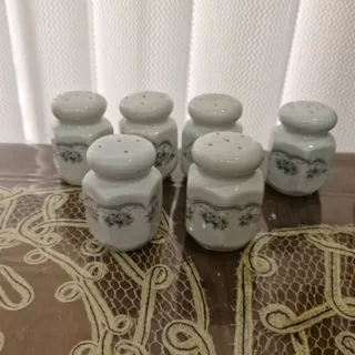 6 عدد نمکدان چینی