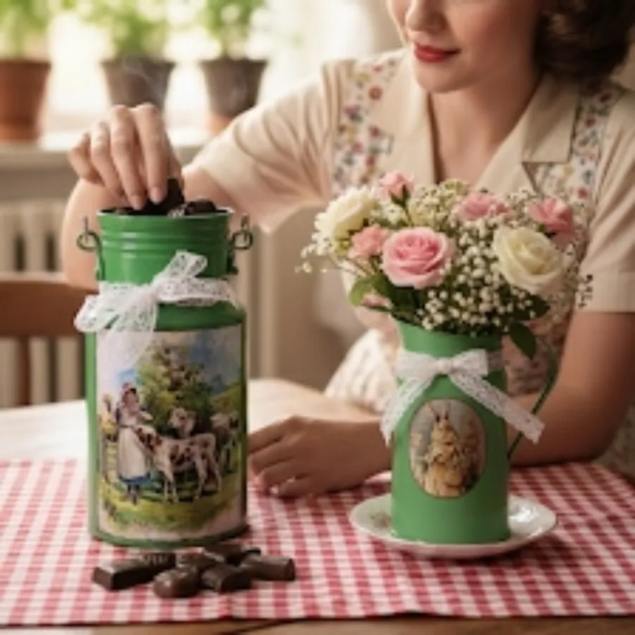 بانکه یک کیلویی فلزی سبز