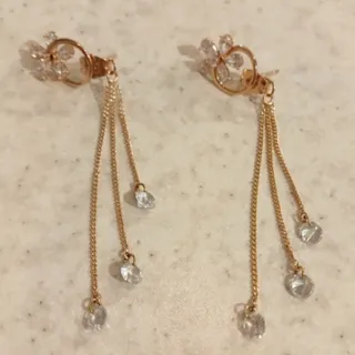 گوشواره آویز طلایی