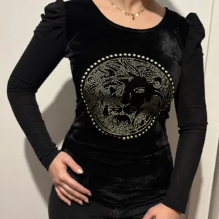 باوز مخمل طرح دار