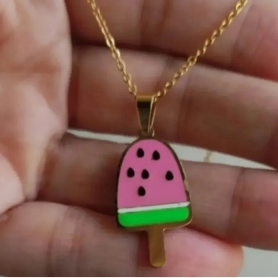 گردنبند استیل رنگ ثابت